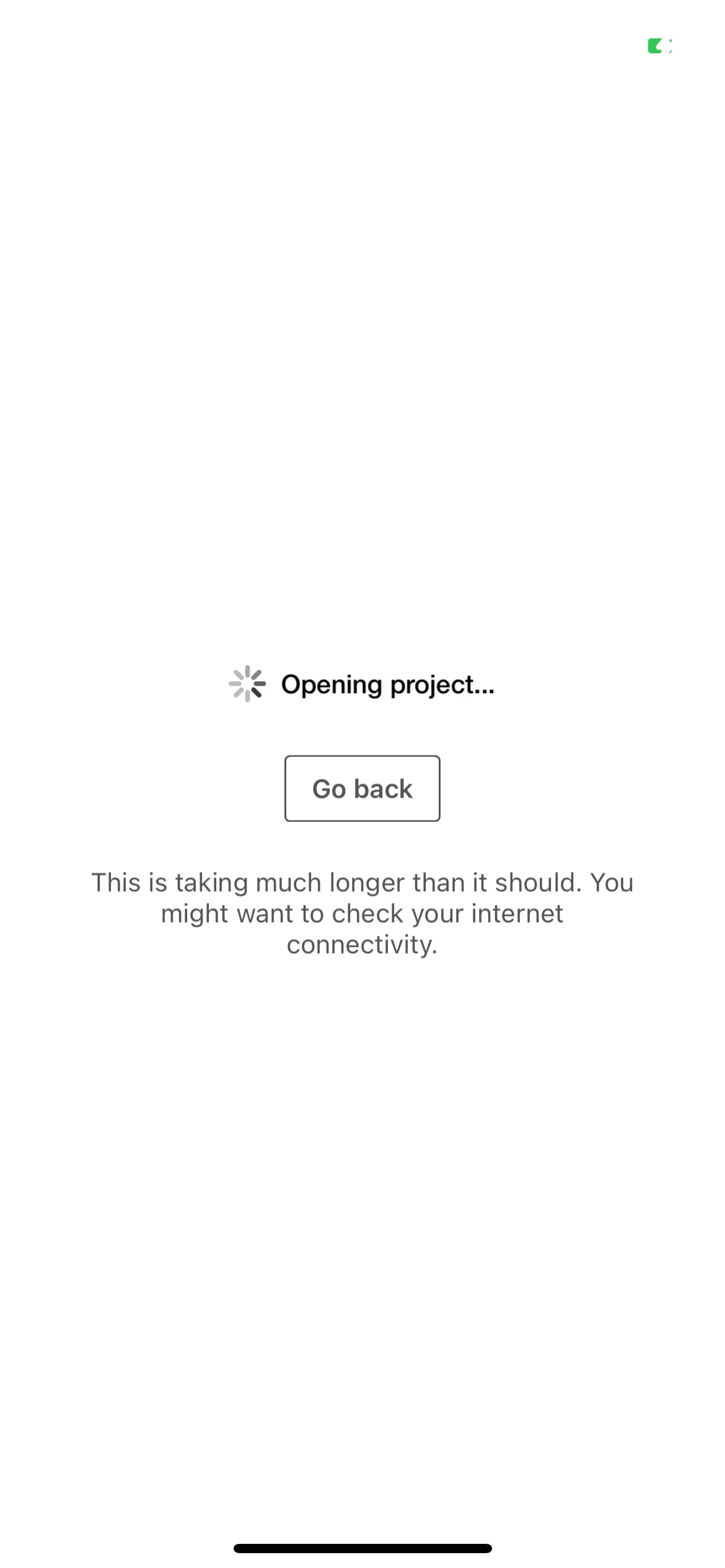 Expo Go failing to connect to the dev server